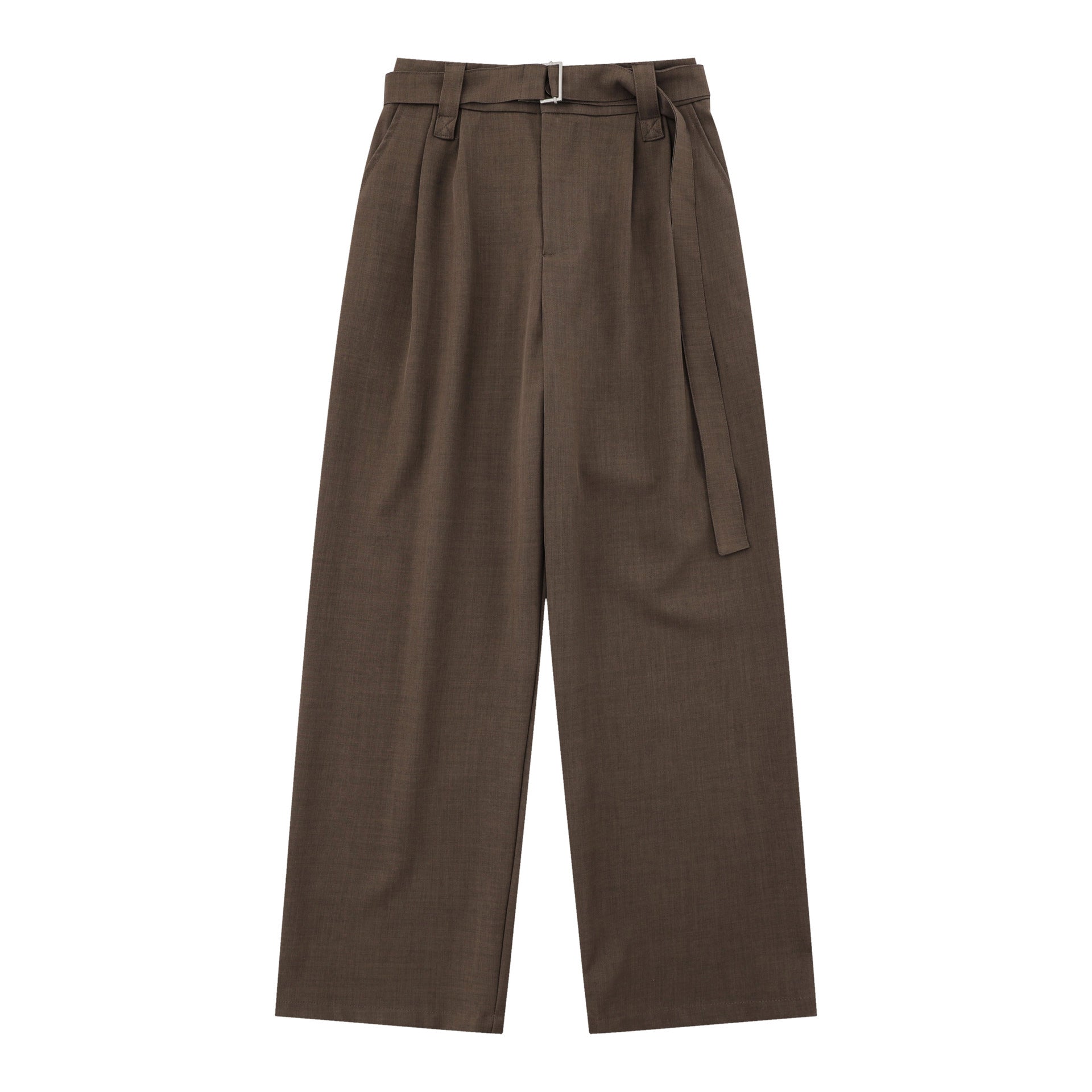 Loose High Waist Wide-legged Versatile Straight-leg Trousers