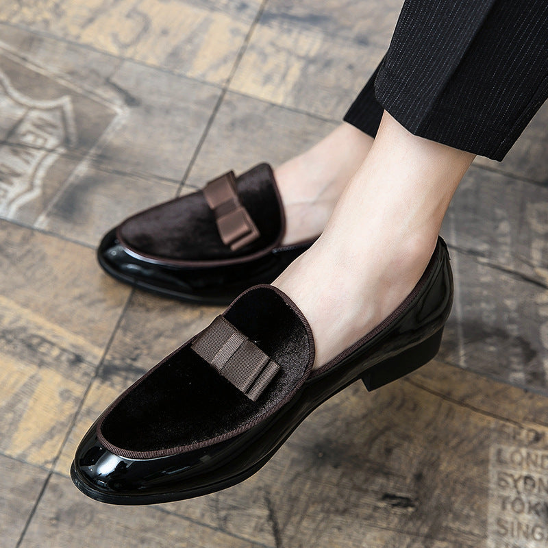 Pointed Casual Leather Shoes Men&