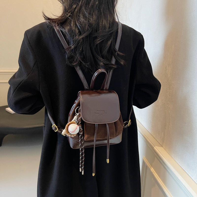 Autumn Winter Retro Suede Women&