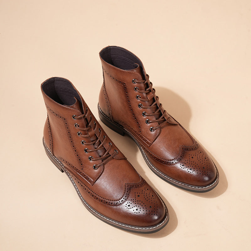 Autumn And Winter New Retro High-top Men&