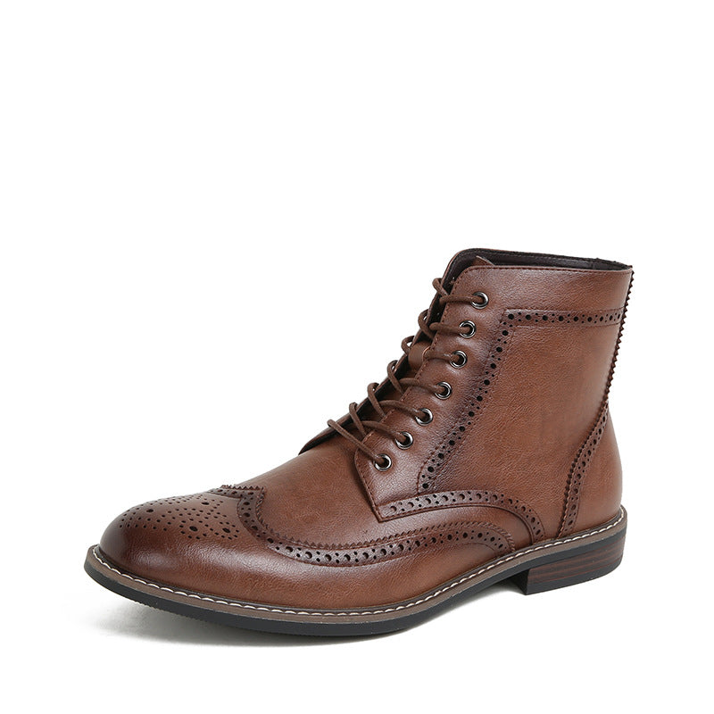 Autumn And Winter New Retro High-top Men&