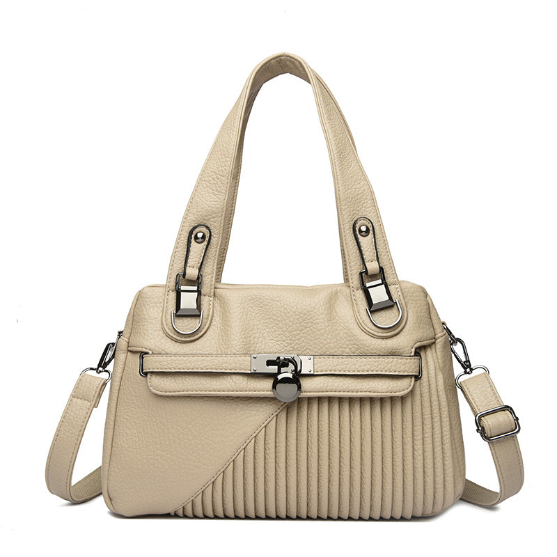 Special-interest Design Bag Tide Large Capacity Stitching