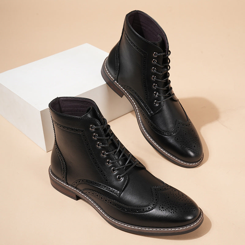 Autumn And Winter New Retro High-top Men&