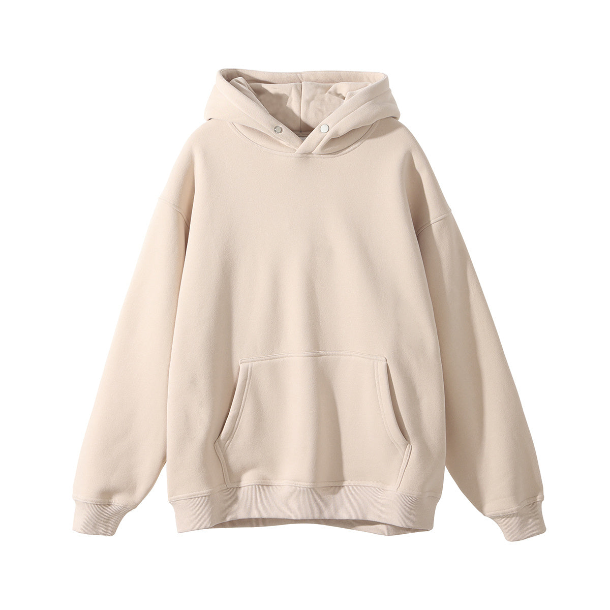 Padded Loose Button Hoodie Couples Jacket Men And Women