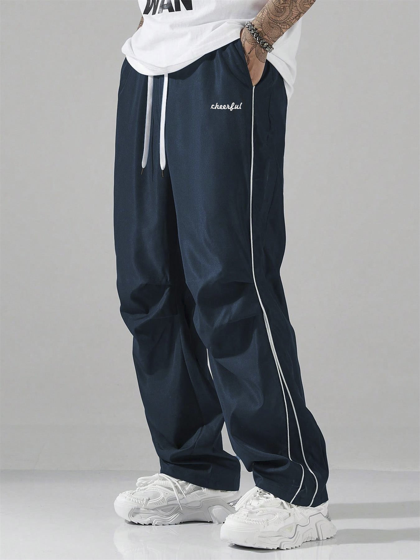 European And American High Street Charging Paratrooper Pants