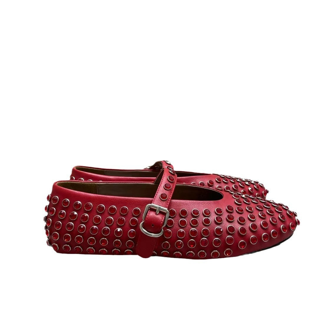 Round Toe Flat Bottom Comfortable Fashion Women&