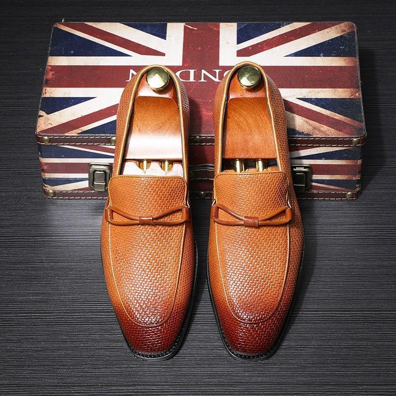Big Yards Business Leisure Men Leather Shoes