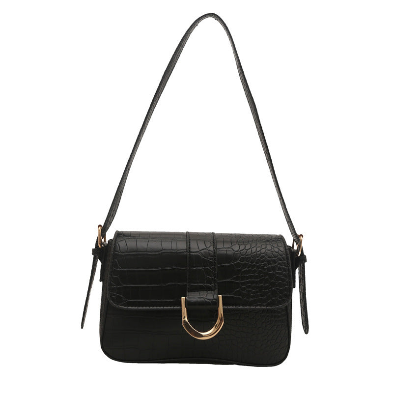 Advanced Texture Underarm Retro Style Fashionable Vachette Clasp Women&