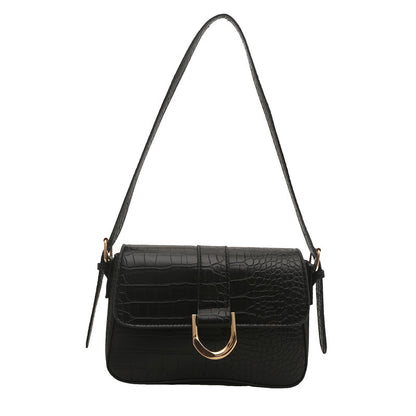 Advanced Texture Underarm Retro Style Fashionable Vachette Clasp Women&