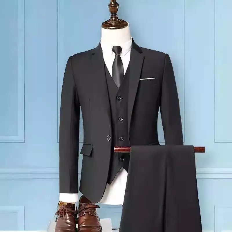 Suit Set Three-piece Set Men&
