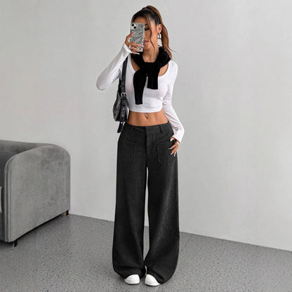 Corduroy Pants Women&