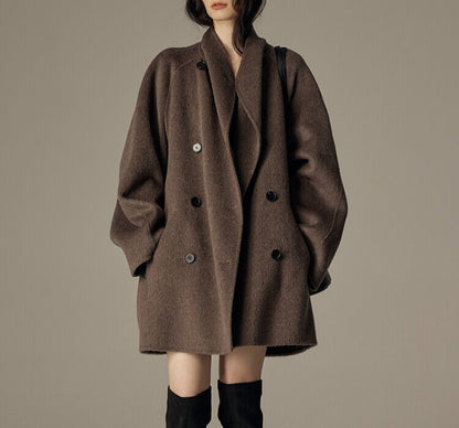 Elegant Winter Double-sided Wool Women&