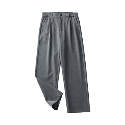 Business Casual Draping Suit Pants High-grade Loose Straight