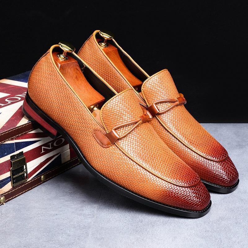 Big Yards Business Leisure Men Leather Shoes