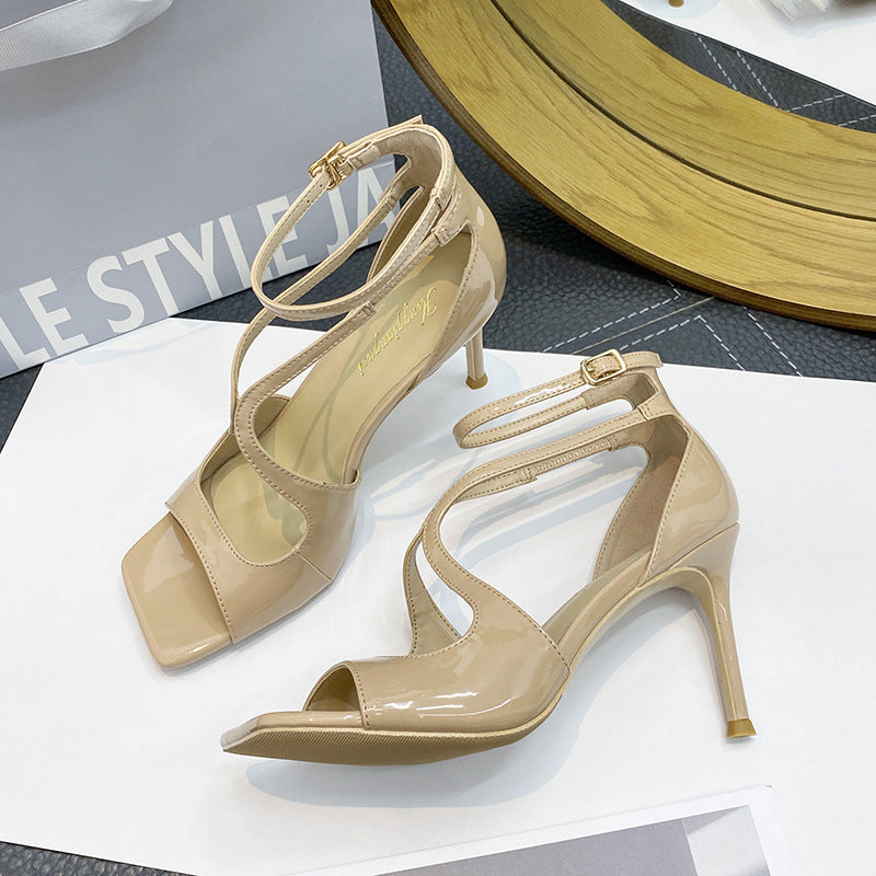Nude High Heels Summer New French Sexy Not Tired Feet