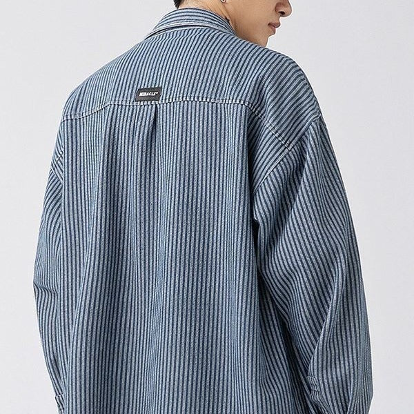 Denim Shirt Men&
