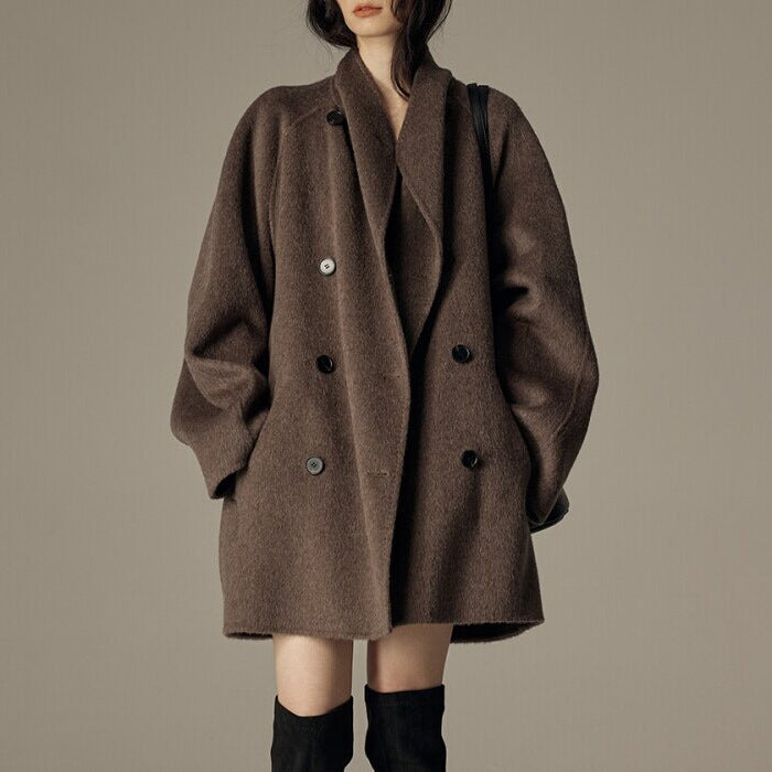 Elegant Winter Double-sided Wool Women&