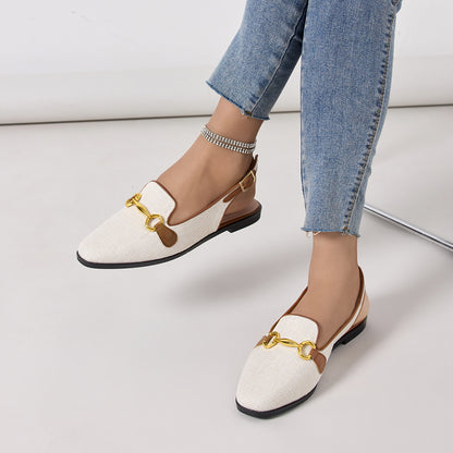 Closed Toe Half Slippers Women&