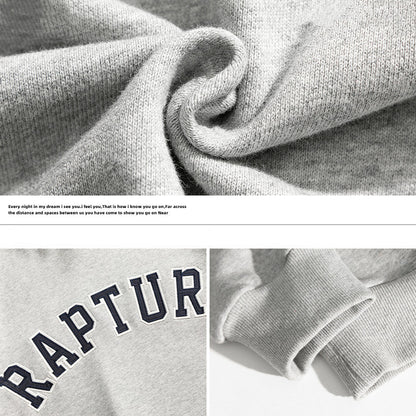 Letter Embroidery Tide Brand Sweater Autumn New Loose Couple Jacket