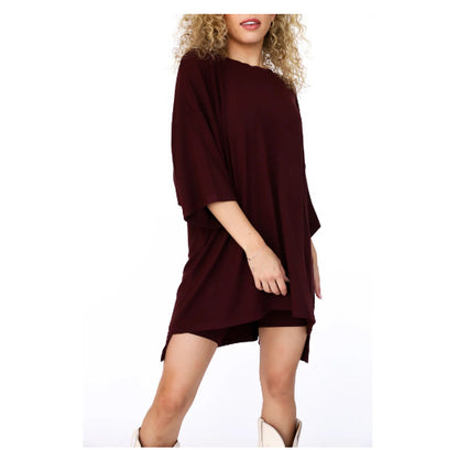 Summer Shorts Suit Fashion Loose Short-sleeved T-shirt And Slim Tight Pants Women&