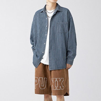Denim Shirt Men&