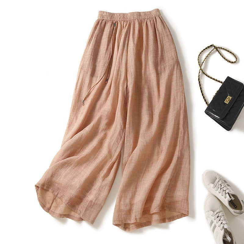 Lightweight Elegant Ramie Women&