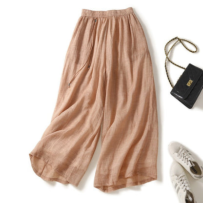 Lightweight Elegant Ramie Women&