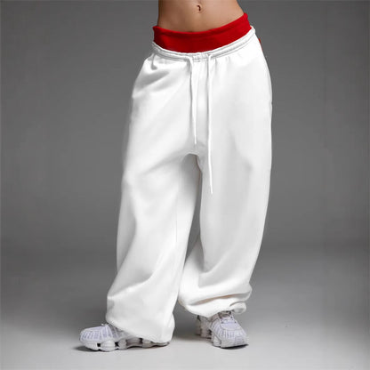Casual Straight-leg Wide Leg Sweatpants