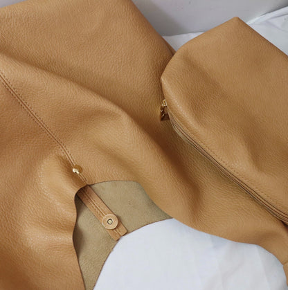 Large Capacity Tote Bag With Soft Knotted Personality
