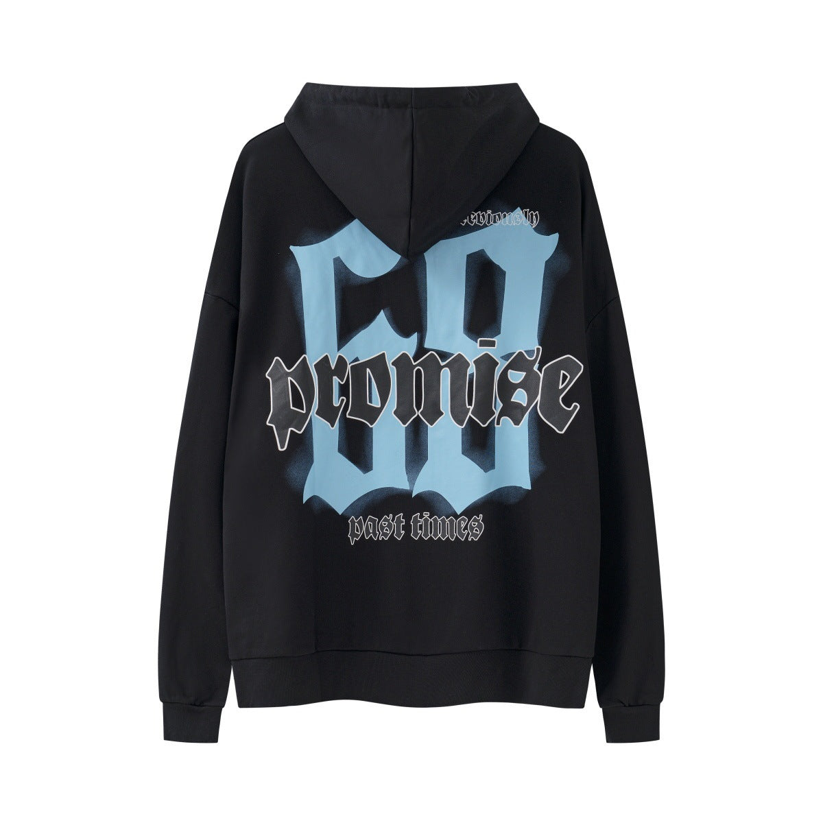 Hooded Sweater Letter Print Loose Couple Coat