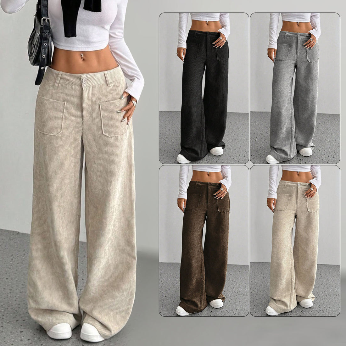 Corduroy Pants Women&