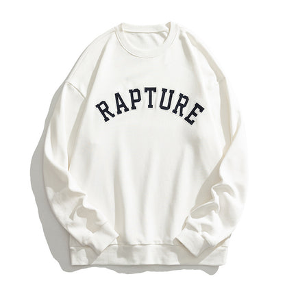 Letter Embroidery Tide Brand Sweater Autumn New Loose Couple Jacket
