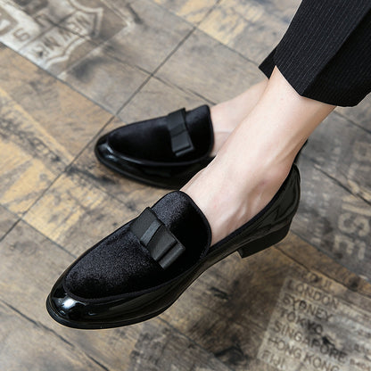 Pointed Casual Leather Shoes Men&