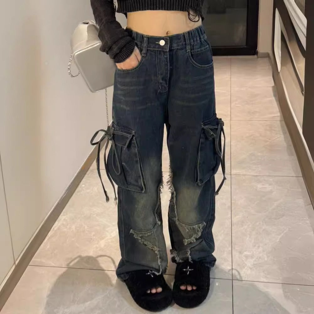 Spring And Autumn American Retro XINGX Jeans Women&