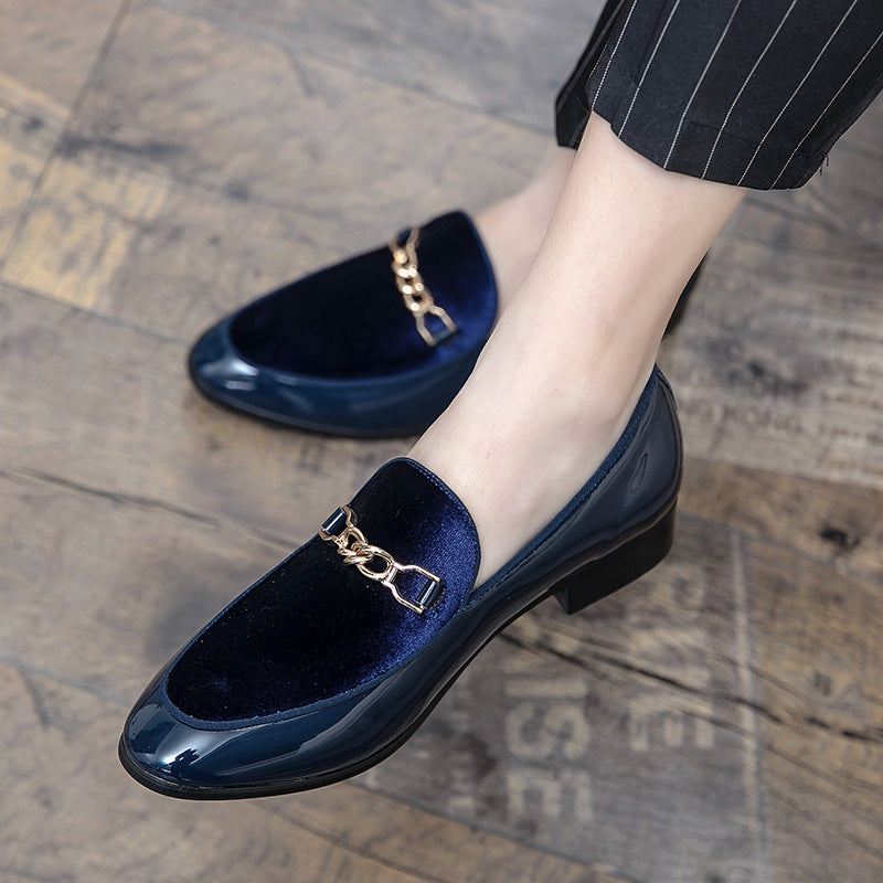Pointed Casual Leather Shoes Men&