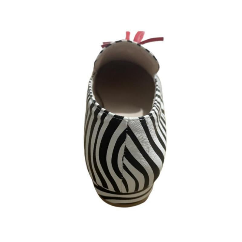 Spring And Autumn Tassel Low Heel Round Head 40-43 Low-cut Plus Size Leopard Print Casual Loafers