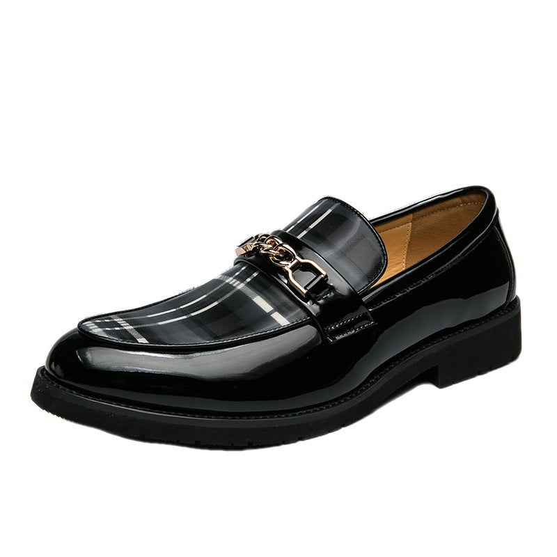Pointed Casual Leather Shoes Men&