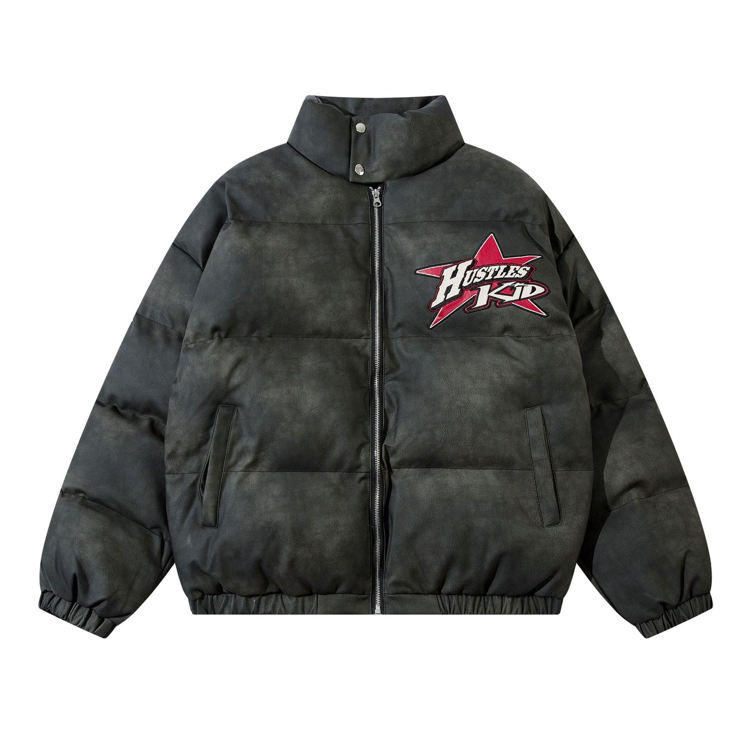 High Street Vibe All-match Embroidery Cotton Coat Jacket