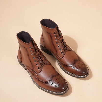Autumn And Winter New Retro High-top Men&