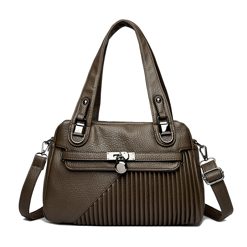 Special-interest Design Bag Tide Large Capacity Stitching