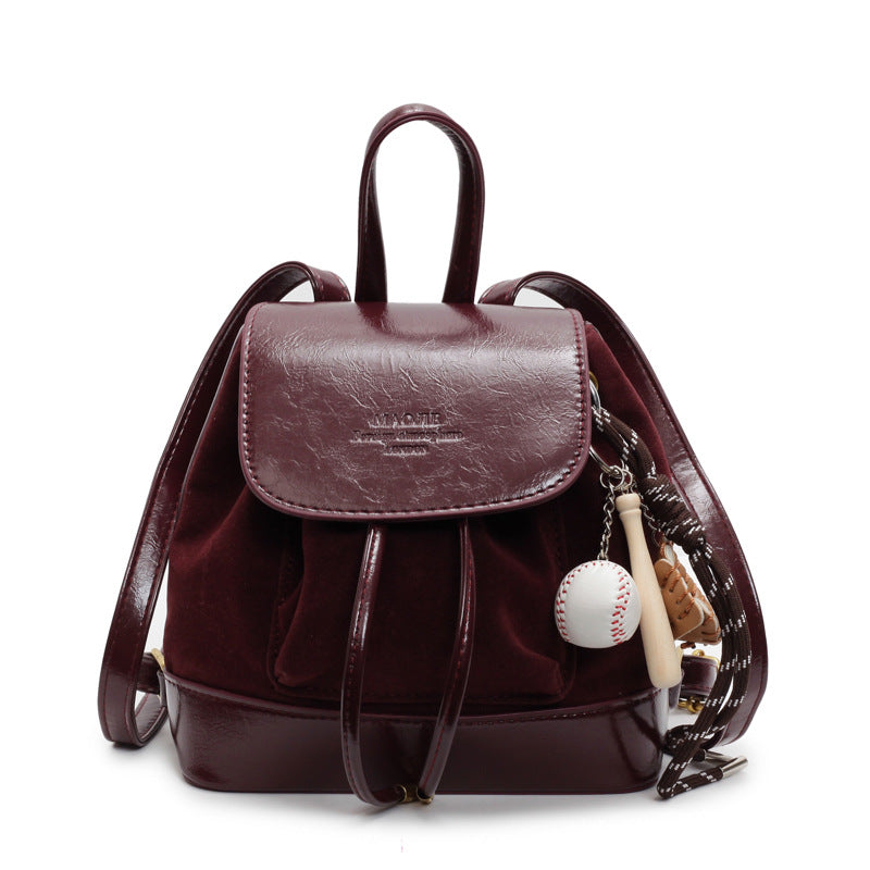Autumn Winter Retro Suede Women&