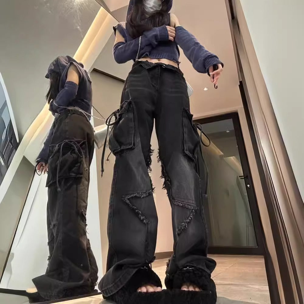 Spring And Autumn American Retro XINGX Jeans Women&