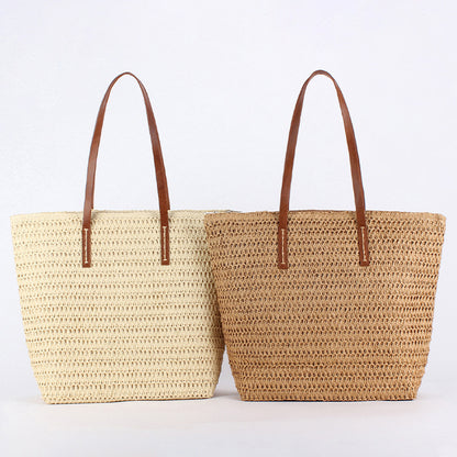 New Solid Color Simple Shoulder Bag For Women