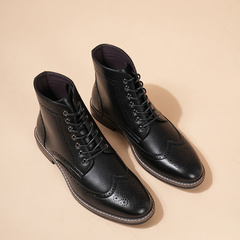 Autumn And Winter New Retro High-top Men&