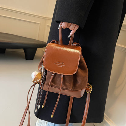 Autumn Winter Retro Suede Women&