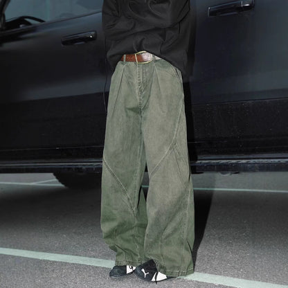 American High Street Pleated Straight Men&