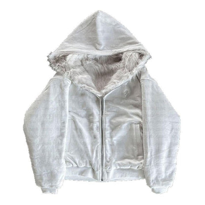 Casual Simple Warm Baggy Coat Men And Women