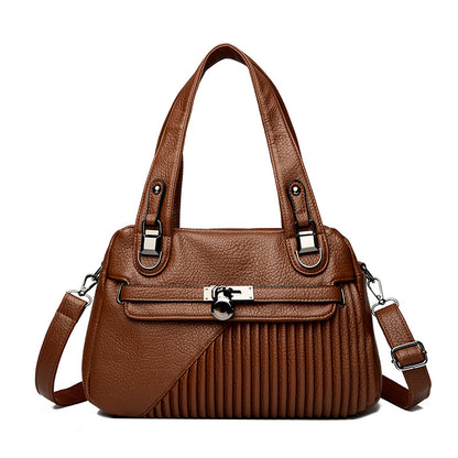 Special-interest Design Bag Tide Large Capacity Stitching