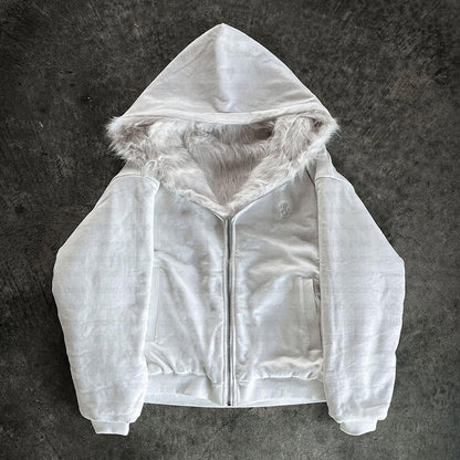Casual Simple Warm Baggy Coat Men And Women