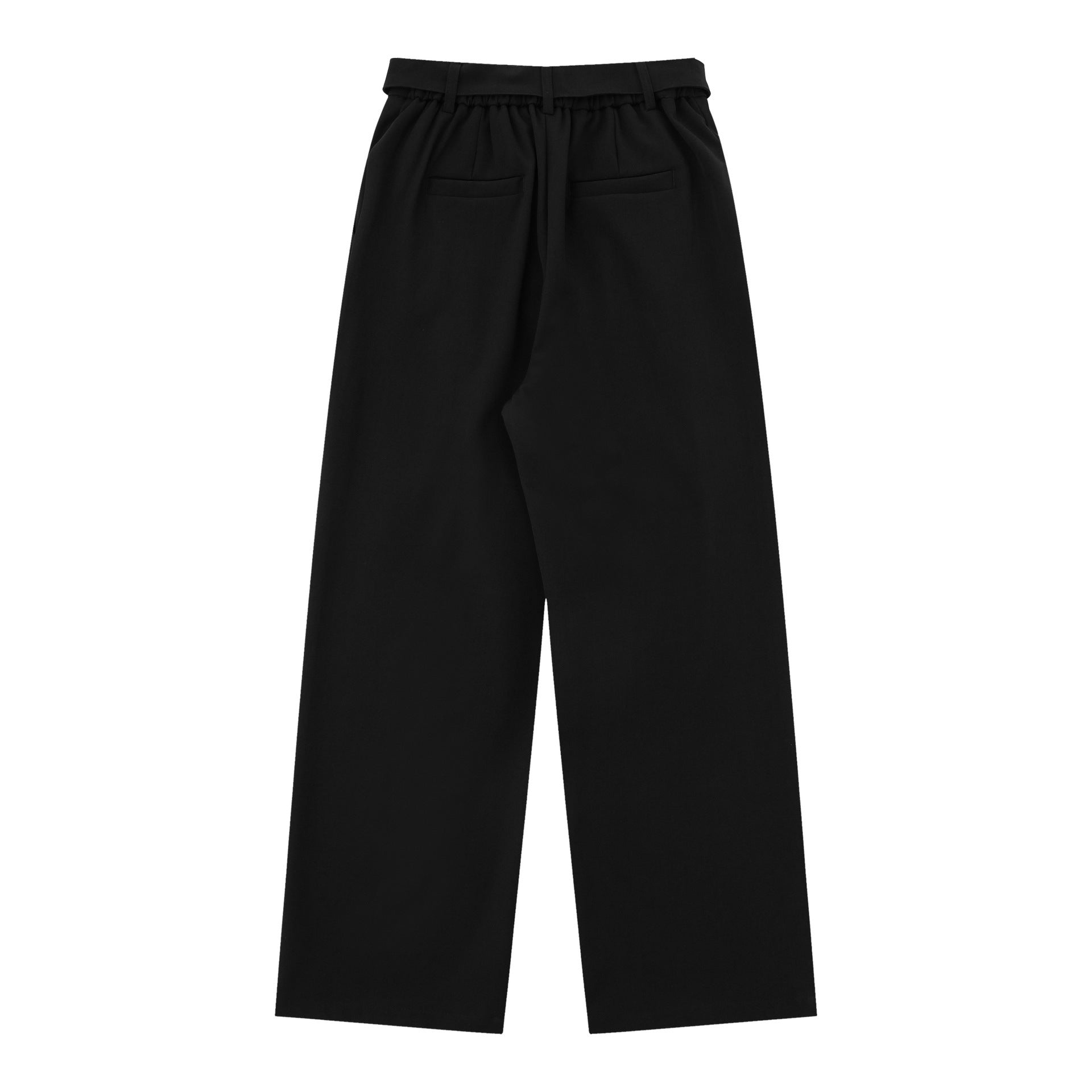 Loose High Waist Wide-legged Versatile Straight-leg Trousers
